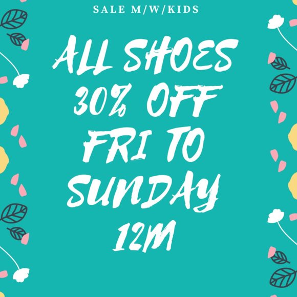 ALL MEN WOMEN KIDS SHOES 30% OFF - Picture 1 of 16
